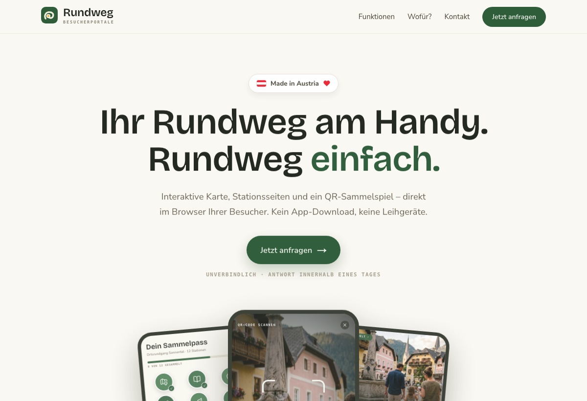 Vorschau der Website Rundweg